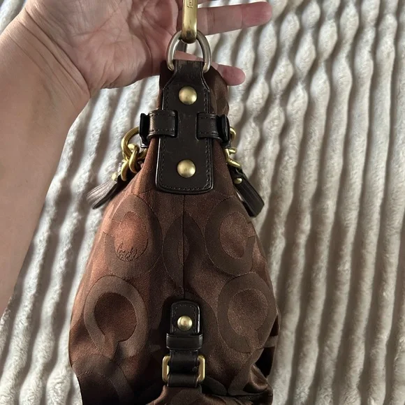 Coach Brooke Signature Brown Canvas Bag GO973-14147 - Picture 6 of 15